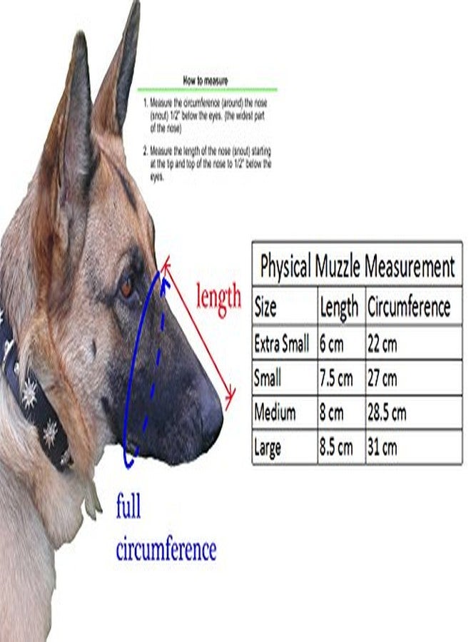 سايج سكوير كمامة قابلة للتعديل، غطاء للفم، قفص، طوق أمان للحيوانات الأليفة (أسود) (متوسط) - Image 2